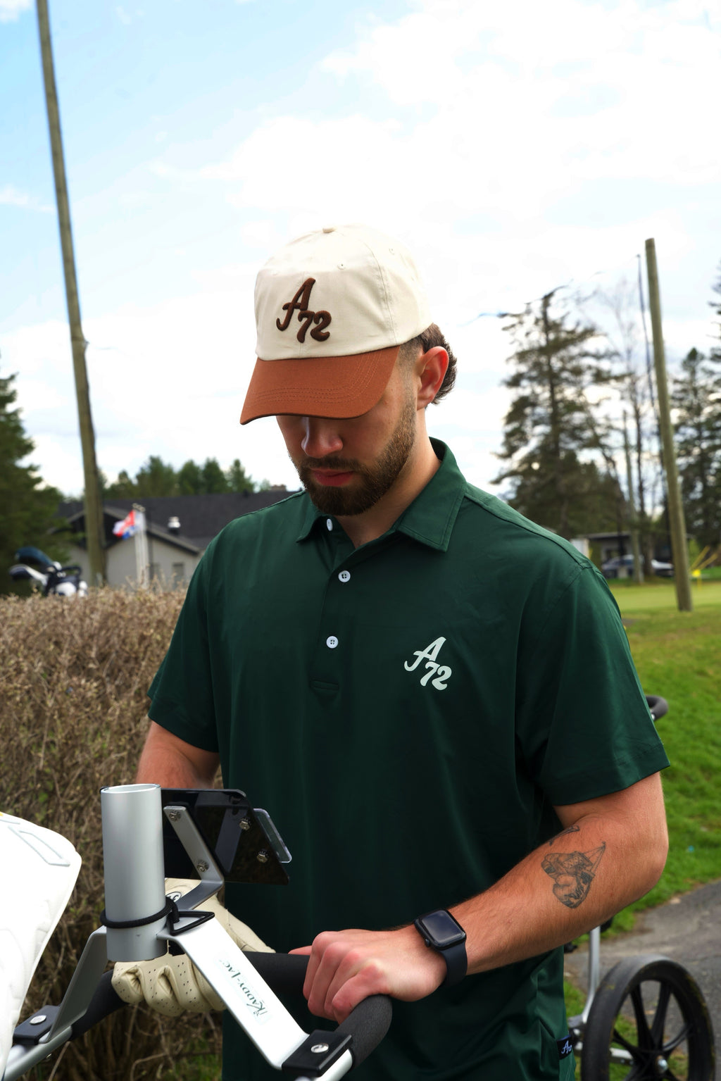 Dad hat A72 - Dune & Brown tobbaco